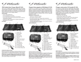 Schumacher SP-100 10 Watt Foldable Solar Charger Owner's manual