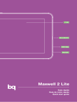 bq Maxwell 2 Lite Quick start guide