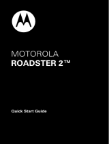 Motorola Roadster 2 Quick start guide