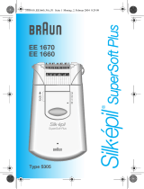 Braun EE1670, EE1660, Silk-épil SuperSoft Plus User manual