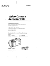 Sony CCD-SC55 User manual
