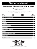 Tripp Lite SmartOnline Single-Phase 6-10kVA UPS Owner's manual