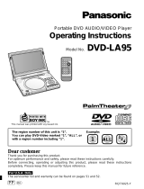 Panasonic DVD-LA95 User manual