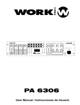 Work Pro PA 6306 User manual
