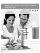 Bosch DHG6023UC/01 Installation guide