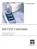 Xylem 910 COD Colorimeter User manual