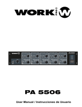 Work Pro PA 5506 User manual