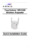 Arris Touchstone WR2100 Quick Installation Manual