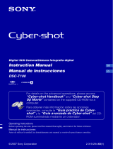 Sony Cyber-shot DSC-T100 User manual