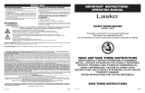 Lasko 5622 User manual