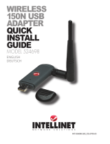 Intellinet Wireless 150N USB Adapter Installation guide
