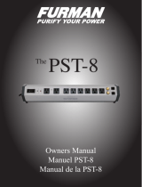 Furman PST-8D User manual