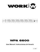 Work WPA 6600 User manual