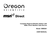 Oregon WMS 801 User manual
