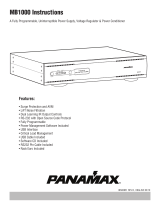 Panamax MB1000 User manual