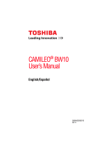 Toshiba Camileo BW10 Owner's manual