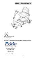 Pride Mobility Go-Go Folding Scooter Owner's manual