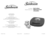 Sunbeam Mini Pie Maker User manual
