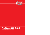 Louis Probiker KX4 Z-Link User manual