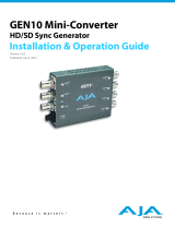 AJA GEN10 User manual