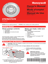 Honeywell CT87K1004/U1 User manual
