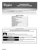 Whirlpool WDT720PADW Owner's manual