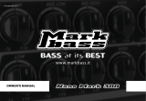 MarkBass Nano Mark 300 Owner's manual