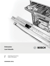Bosch Evolution dishwasher 6+5 s/s User manual