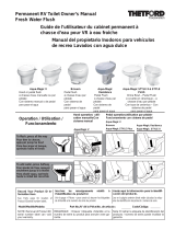 THETFORD Aqua-Magic® V Pedal Flush User manual