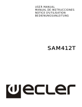 Ecler SAM612T User manual