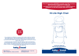 BABYTREND Hi-Lite High Chair Owner's manual