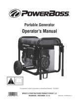 Simplicity OPERATOR'S MANUAL 5000 WATT POWERBOSS PORTABLE GENERATOR MODEL- 030535-0 User manual