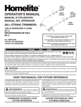 Homelite 26CS UT33600 User manual