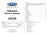Jensen MSR4050G User manual