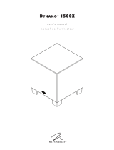 MartinLogan Dynamo 1500X User manual