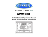 Jensen AWM968 Operating instructions