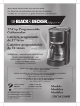 Black and Decker Appliances DCM3250B User guide