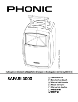 Phonic Safari 3000 SYS1 User manual