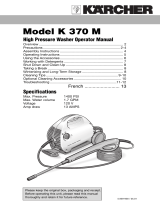 Kärcher K 370 M User manual