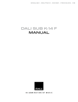 Dali SUB K-14 F Owner's manual