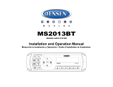 ASA Electronics MS2013BTR User manual