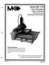 MK Diamond MK-770 Owner's manual