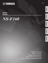 Yamaha NS-F160 Black User manual