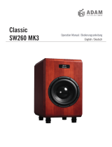 Adam Audio Classic SW260 MK3Subwoofer User manual