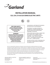 Garland E24-24G Installation guide