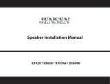 Jensen XS6090 Installation guide