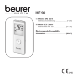 Beurer ME90 User manual