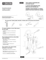 Delta Faucet 21996LF-OB Installation guide