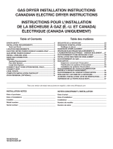 Maytag WGD97HEDW Installation guide