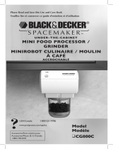 Black & Decker Spacemaker CG800C User manual